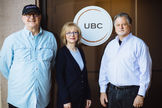 UBC Founders L-R, Paul Pacult, Sue Woodley, David Talbot