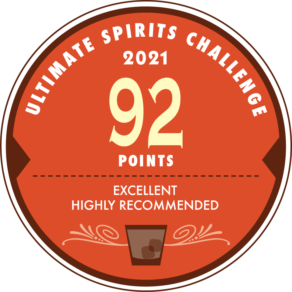 Ultimate Beverage Challenge — 2021 Spirits Score Medallions